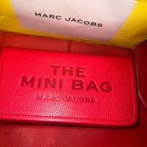 Red MARC JACOBS BAG WITH STRAP
